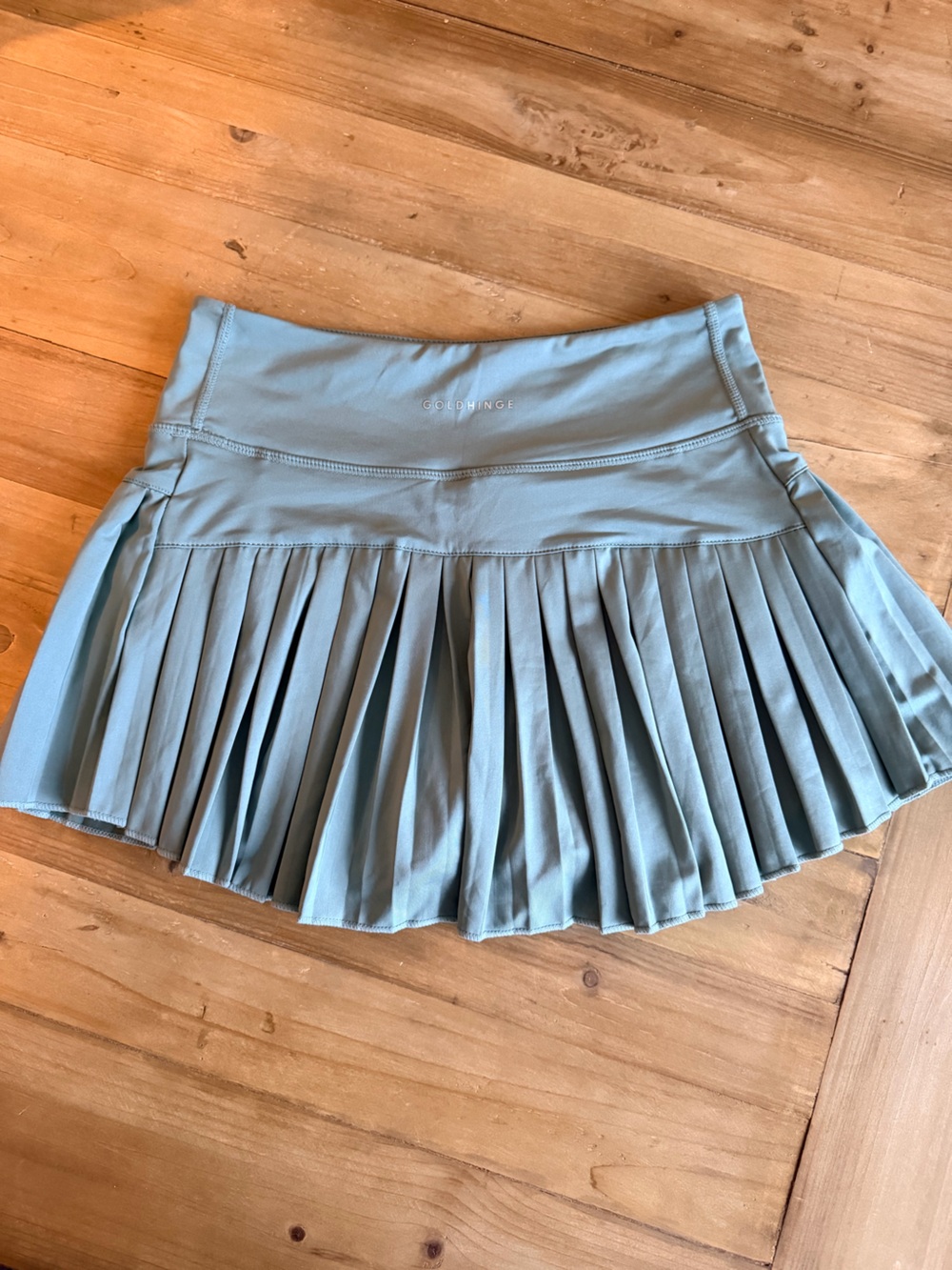 Pleated Active Tennis Skirt in grey
